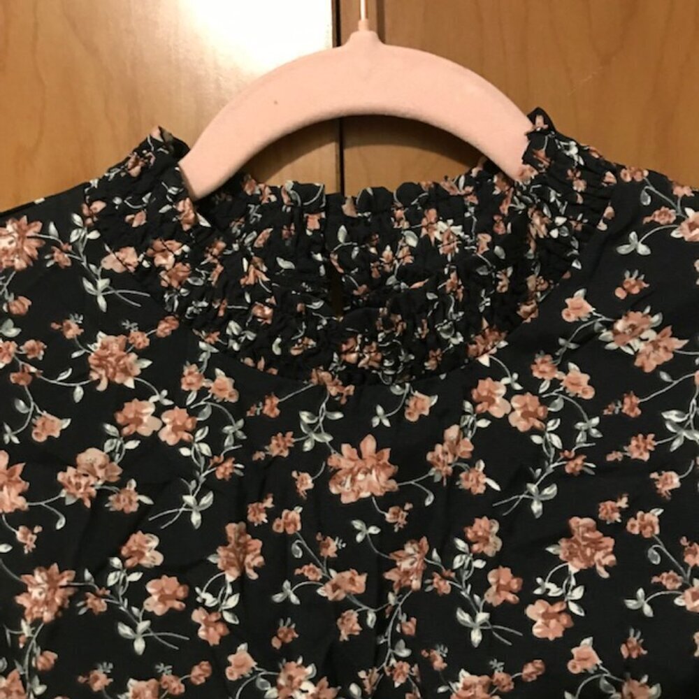 NWT Cupshe Women's Dancing Queen Ditsy Floral Print A-Line Mini Dress Size Large - Picture 6 of 10